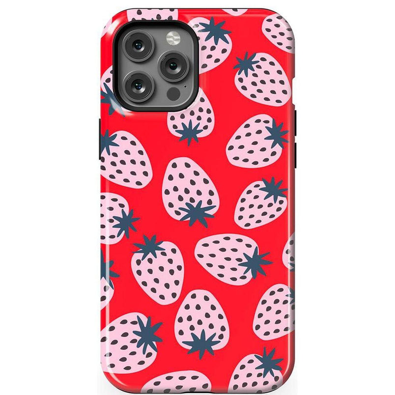 I'd Pick You | Red Strawberry Case iPhone Case get.casely Essential + MagSafe® iPhone 12 Pro Max