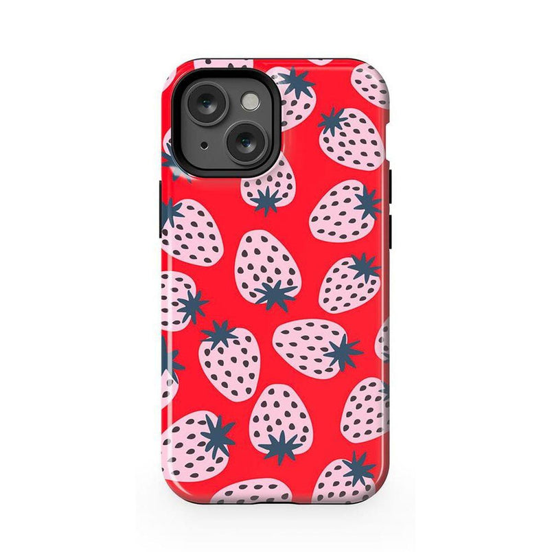 I'd Pick You | Red Strawberry Case iPhone Case get.casely Essential + MagSafe® iPhone 13 Mini