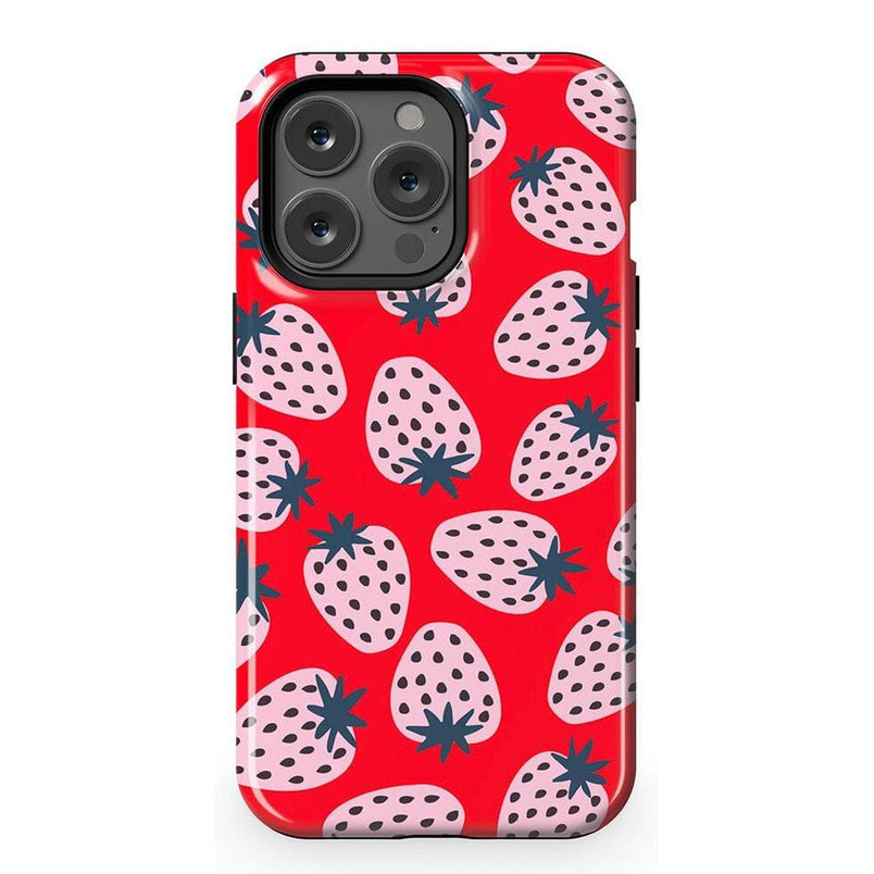 I'd Pick You | Red Strawberry Case iPhone Case get.casely Essential + MagSafe® iPhone 13 Pro