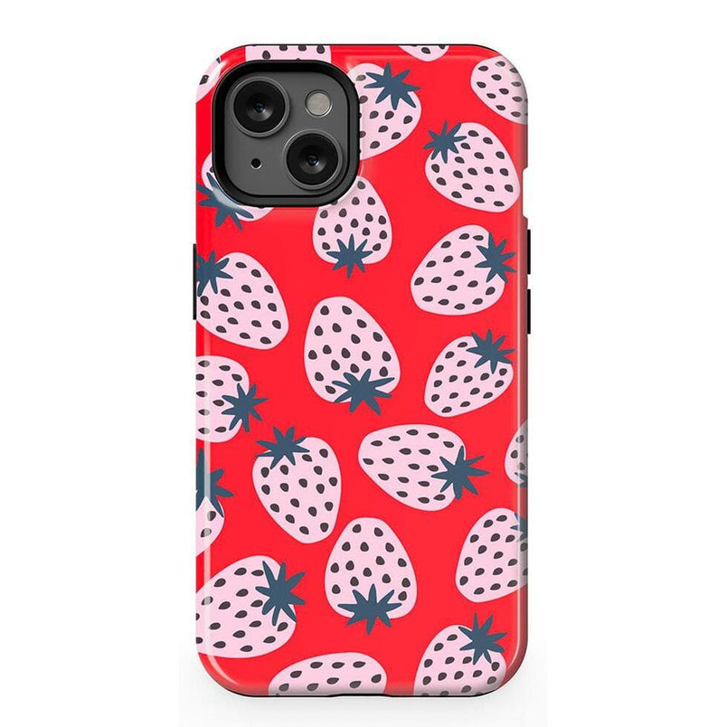 I'd Pick You | Red Strawberry Case iPhone Case get.casely Essential + MagSafe® iPhone 13