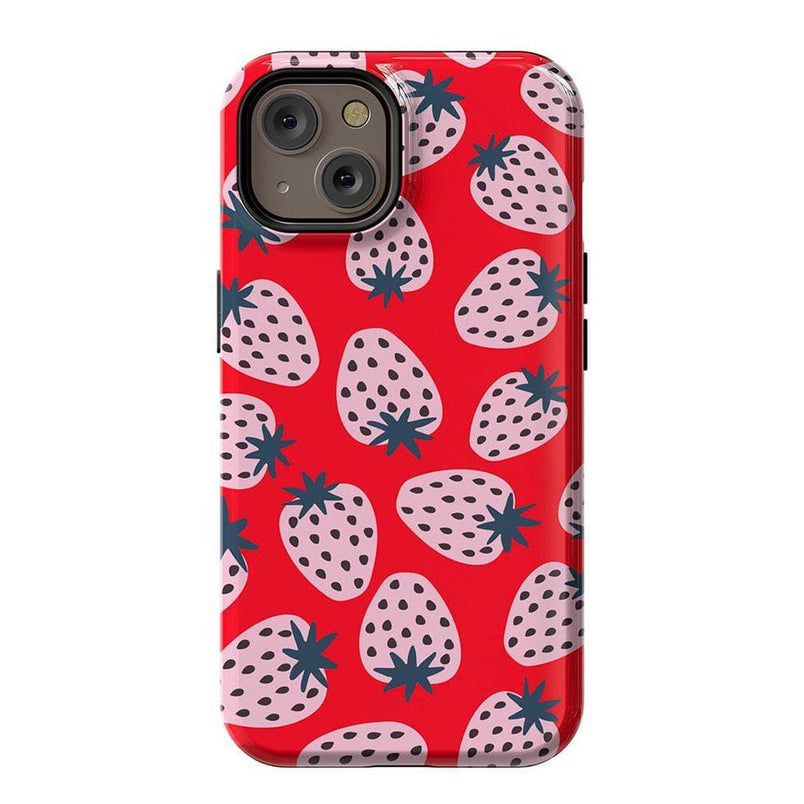 I'd Pick You | Red Strawberry Case iPhone Case get.casely Essential + MagSafe® iPhone 14