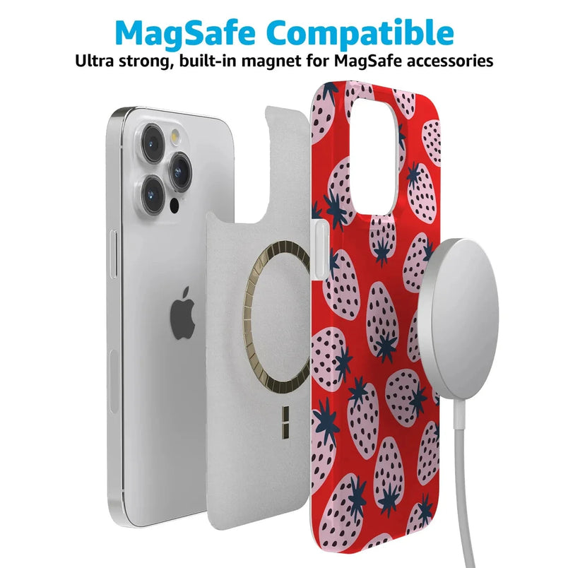 I'd Pick You | Red Strawberry Case iPhone Case get.casely 