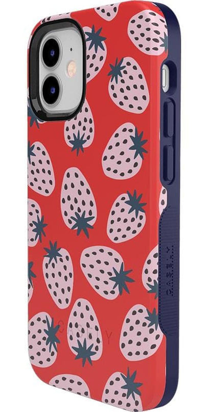 I'd Pick You | Red Strawberry Case iPhone Case get.casely Bold + MagSafe® iPhone 13