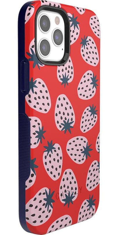 I'd Pick You | Red Strawberry Case iPhone Case get.casely Bold + MagSafe® iPhone 13 Pro