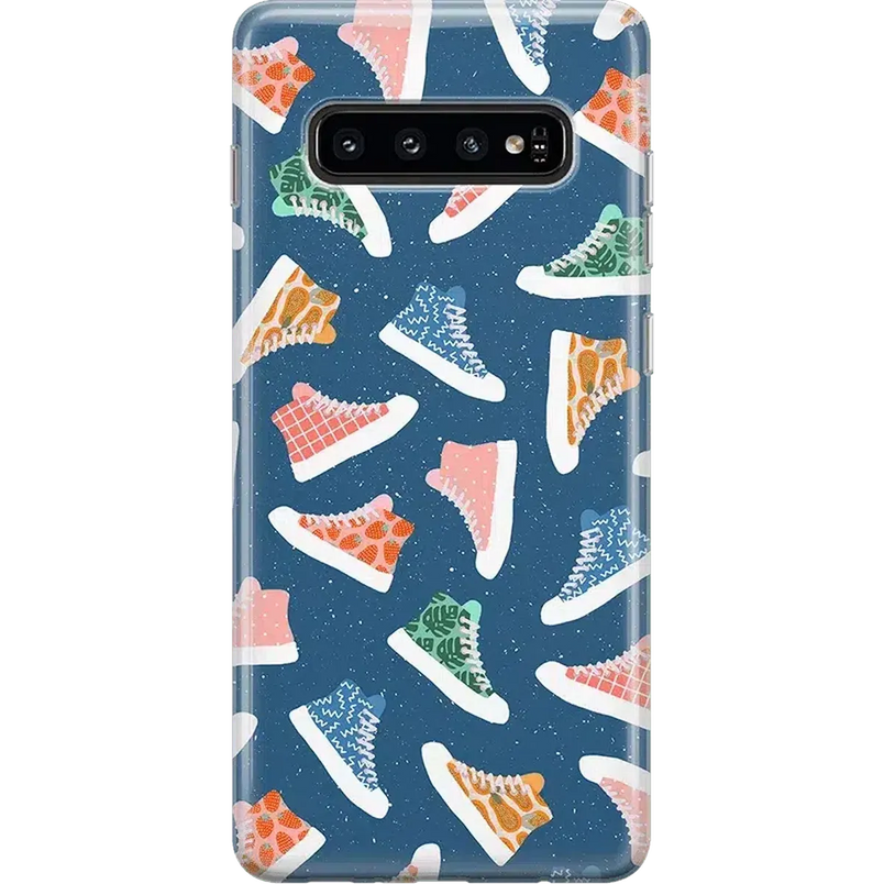If The Shoe Fits | High Top Sneaker Samsung Case Samsung Case get.casely Classic Galaxy S10 Plus 