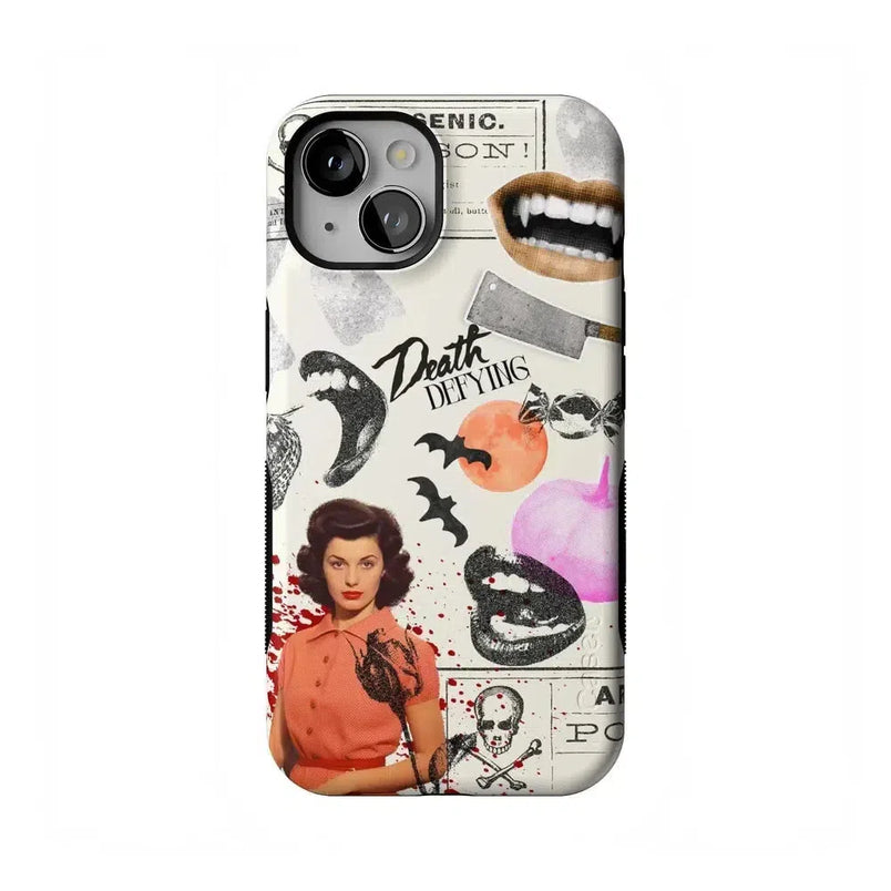 If You Dare | Horror Collage Case Phone Case Casetry Bold Flex + MagSafe® iPhone 13