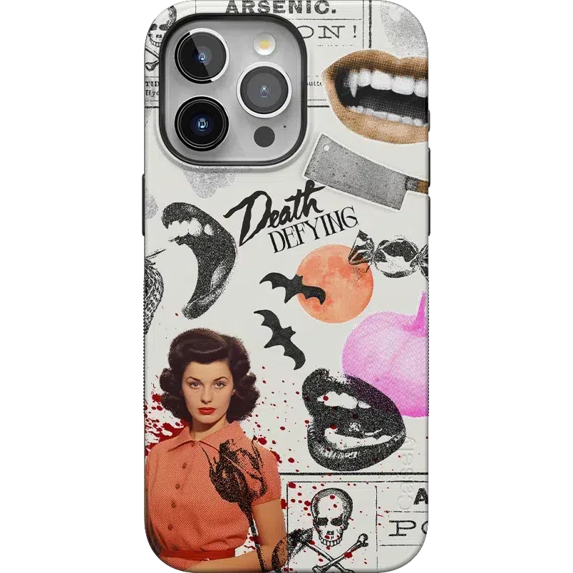 If You Dare | Horror Collage Case Phone Case Casetry Bold + MagSafe® iPhone 15 Pro Max