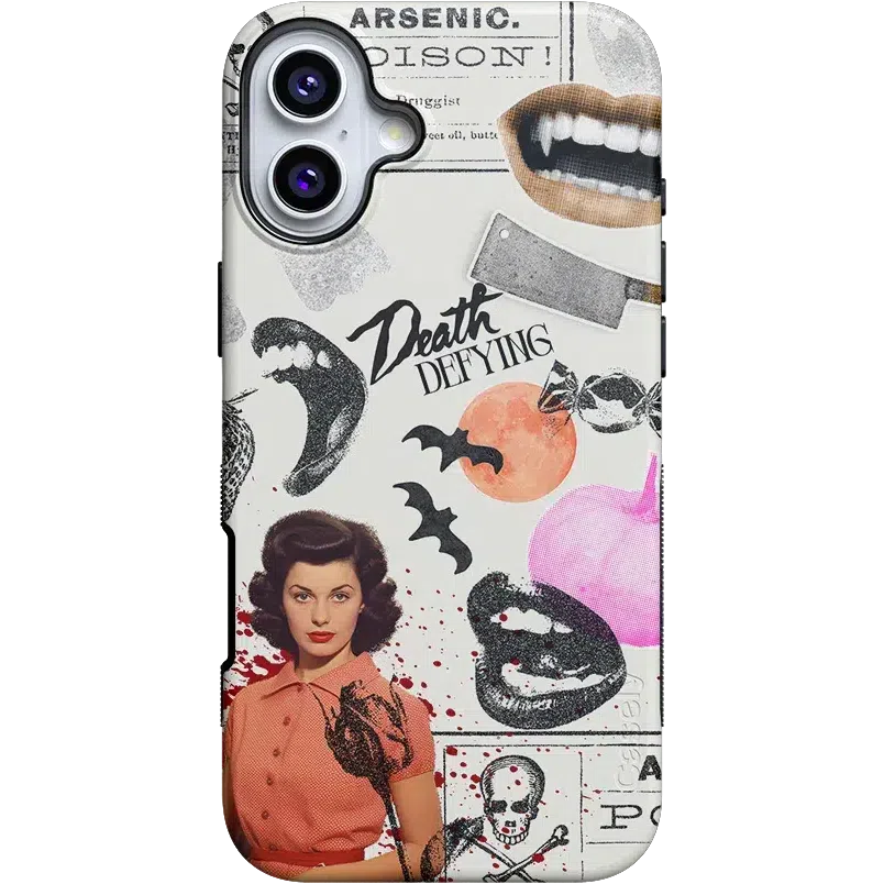 If You Dare | Horror Collage Case Phone Case Casetry Bold + MagSafe® iPhone 16 Plus