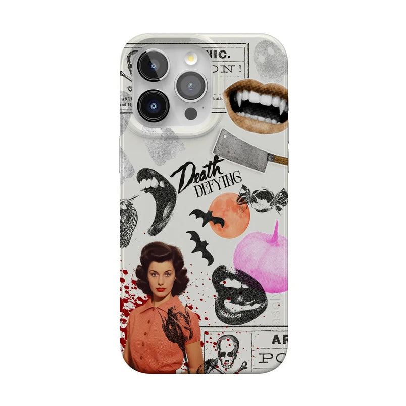 If You Dare | Horror Collage Case Phone Case Casetry Classic + MagSafe® iPhone 15 Pro Max 