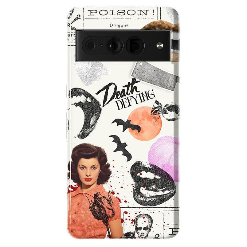 If You Dare | Horror Collage Case Phone Case Casetry Essential Google Pixel 7 Pro