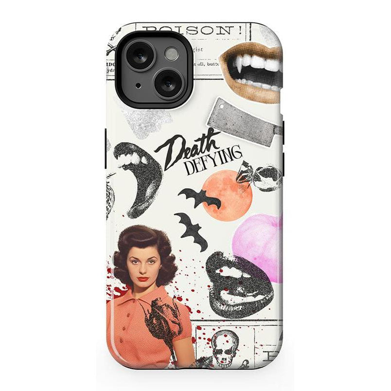 If You Dare | Horror Collage Case Phone Case Casetry Essential + MagSafe® iPhone 13