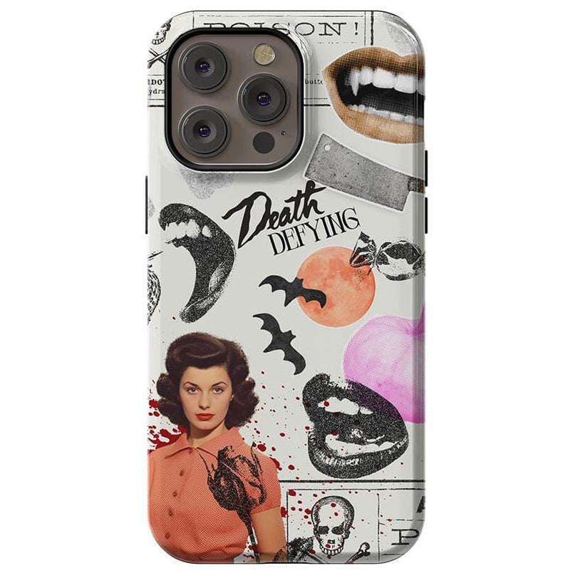 If You Dare | Horror Collage Case Phone Case Casetry Essential + MagSafe® iPhone 14 Pro Max