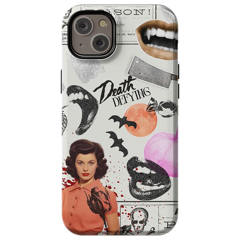 If You Dare | Horror Collage Case Phone Case Casetry Essential + MagSafe® iPhone 15 Plus