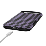 Midnight Hex | Purple Checkered Case