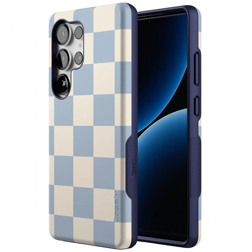 Fit Check | Light Blue Checkerboard Case