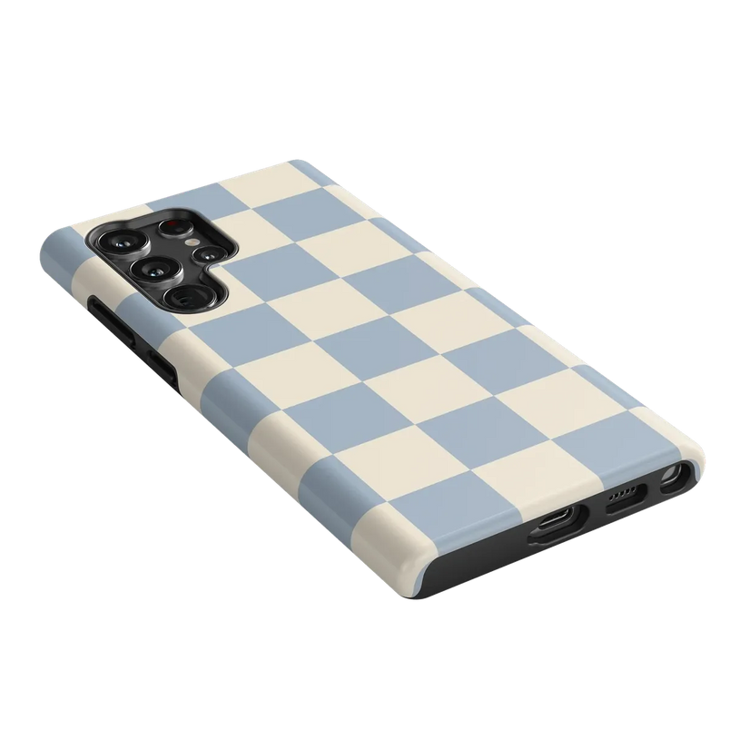 Fit Check | Light Blue Checkerboard Case