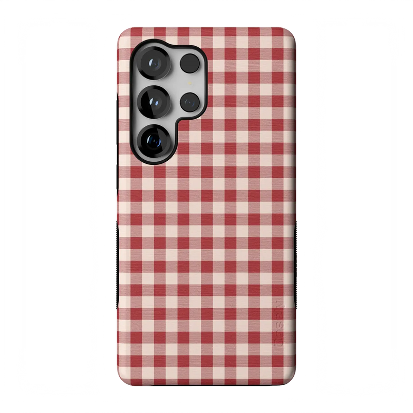 Sweet Jam | Red Gingham Case - Galaxy S25 Ultra