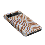 Untamed | Brown & Blue Zebra Case