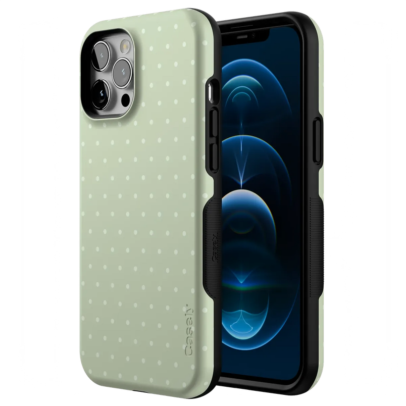 On the Dot | Green Polka Dot Case