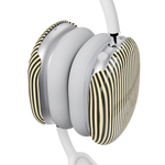 Stripes and the City | Black Pinstripes AirPods Max Case