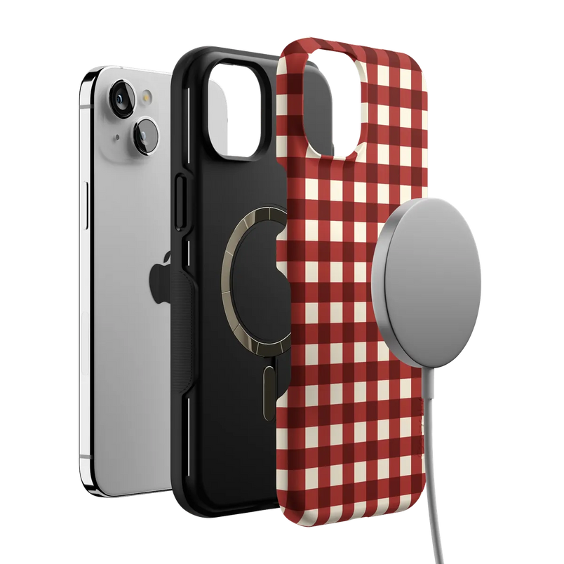 Checked Twice | Red Plaid Case