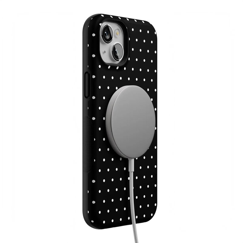 On the Dot | Black Polka Dot Case