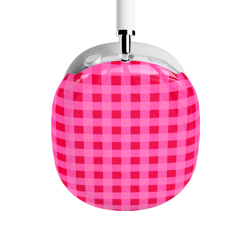 Sweet Jam | Hot Pink Gingham AirPods Max Case