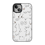 I'm With Her | Black & White Boobs Case iPhone Case get.casely Align + MagSafe® iPhone 13 Pro Max 