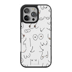 I'm With Her | Black & White Boobs Case iPhone Case get.casely Align + MagSafe® iPhone 16 Pro Max 