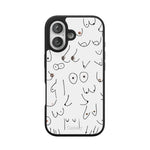 I'm With Her | Black & White Boobs Case iPhone Case get.casely Align + MagSafe® iPhone 17 