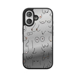 I'm With Her | Black & White Boobs Case iPhone Case get.casely Align Reflect + MagSafe® iPhone 17 