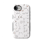 I'm With Her | Black & White Boobs Case iPhone Case get.casely Bold Flex + MagSafe® iPhone 17E 