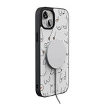 I'm With Her | Black & White Boobs Case iPhone Case get.casely 