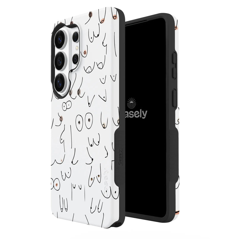 I'm With Her | Black & White Boobs Case iPhone Case get.casely 