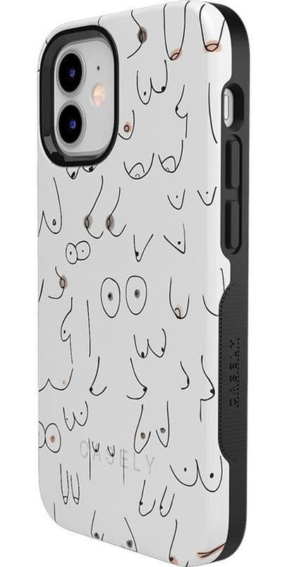 I'm With Her | Black & White Boobs Case iPhone Case get.casely 