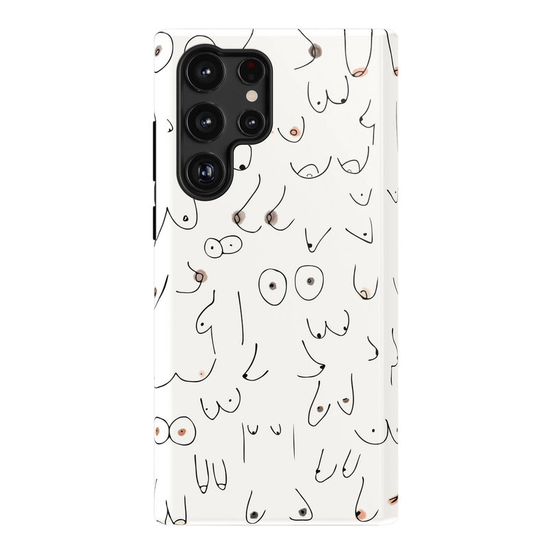 I'm With Her | Black & White Boobs Case iPhone Case get.casely 