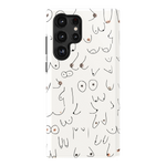 I'm With Her | Black & White Boobs Case iPhone Case get.casely 