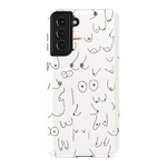 I'm With Her | Black & White Boobs Case iPhone Case get.casely 