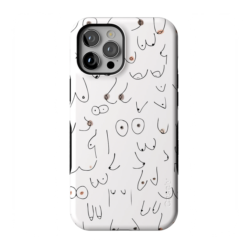I'm With Her | Black & White Boobs Case iPhone Case get.casely 