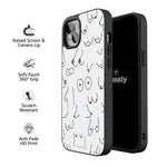 I'm With Her | Black & White Boobs Case iPhone Case get.casely 