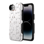 I'm With Her | Black & White Boobs Case iPhone Case get.casely 