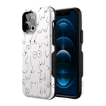 I'm With Her | Black & White Boobs Case iPhone Case get.casely 