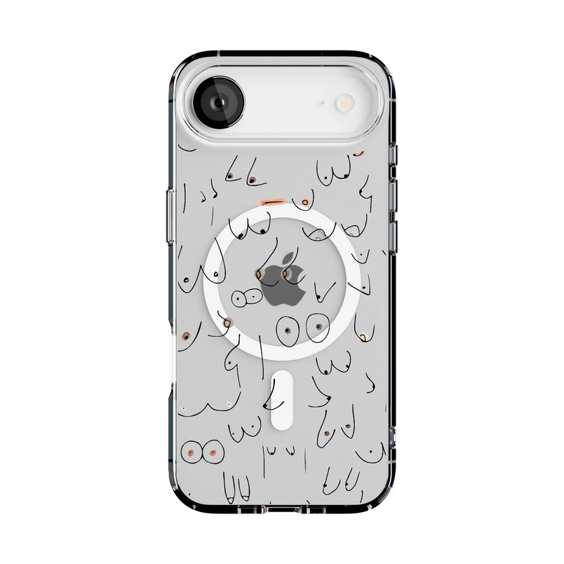 I'm With Her | Black & White Boobs Case iPhone Case get.casely 