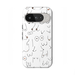 I'm With Her | Black & White Boobs Case iPhone Case get.casely 