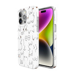 I'm With Her | Black & White Boobs Case iPhone Case get.casely 