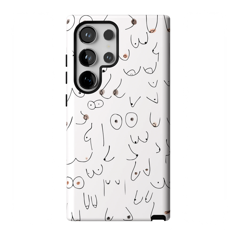 I'm With Her | Black & White Boobs Case iPhone Case get.casely 