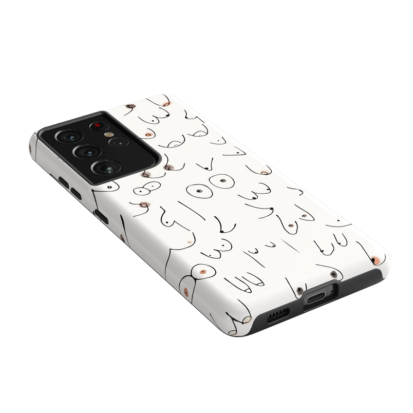 I'm With Her | Black & White Boobs Case iPhone Case get.casely 