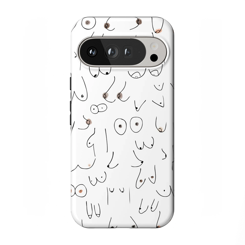 I'm With Her | Black & White Boobs Case iPhone Case get.casely 