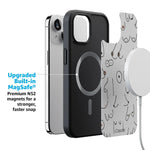 I'm With Her | Black & White Boobs Case iPhone Case get.casely 