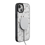 I'm With Her | Black & White Boobs Case iPhone Case get.casely 